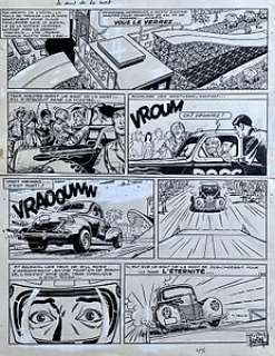 Piroton / Tillieux - 1 Original page - Jess Long T5 - le Saut de la Mort - 1976 | Catawiki