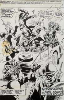 David Wenzel, Mike Esposito - 1 Page de démarrage Art original - Dracula Lives #80 - Last Page Anoucing "The Triumph of Dr Sun" Story - 1976 | Catawiki