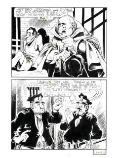 Piffarerio, Paolo - 2 Original page - Alan Ford #145 - "Il nemico pubblico Numero Uno" Superciuk - 1981 | Catawiki