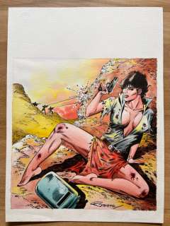 Enrique Badia Romero - 1 Original cover - Modesty Blaise - Agent X9 special album 2005 | Catawiki