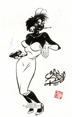 Ben Radis | Lot 180 - Gomina, Le point du jour en édition originale, agrémenté d’une dédicace. Proche de l’état neuf. | Septimus