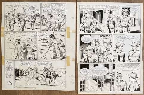Nicolo, Erio - 2 Original page - Tex - 1977 | Catawiki
