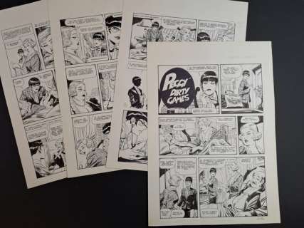 Frollo, Leone - 4 Original page - Peggy’s Dirty Games: Chiamate d’Urgenza - Storia Completa | Catawiki