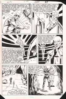 Carlos Garzon, Ron Wagner | Hex #4 P.20 / 25 - Jonah Hex in the Future with Babe - 1985 | Anthony’s Comic Book Art