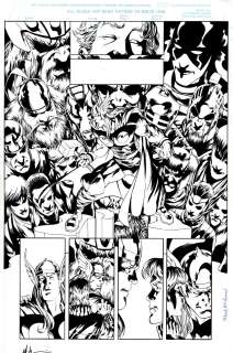 Mark McKenna Mike McKone - Thor #14 P 20 Splash (Sold Live on ‘Dueling Dealers of Comic Art #112 Podcast on 3-22-2023 Watch It Here!