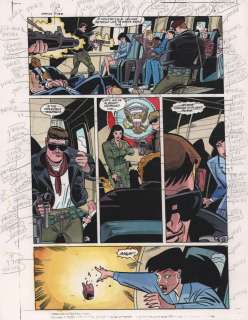Joe Staton, Linda Medley, Terry Beatty - Batman & Superman Adventures: World‘s Finest #1 P.6 Color Guide Art - Lois Lane on Hijacked Air Force One - 1997