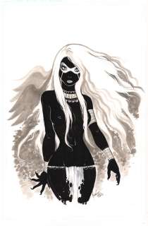 Mirka Andolfo - Crow (East of West) Topless 3/4 Figure Commission - 2015 Signed