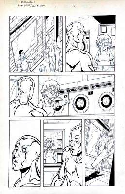 Mike Norton | Mike Norton -  The Silver Surfer- Issue # 1- Page #7 | Panel Punk Comics Originals