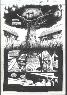 Derec Aucoin John Stanisci | ! Nice Aucoin 1/2 Splash For Superman - Young Superhero in Treehouse Issue Adventures of Superman #615 Page 11 | Koch Comic Art