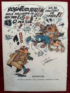 Jidéhem - 1 Original colour drawing - Gaston - De Mesmaeker et Gaston Lagaffe | Catawiki