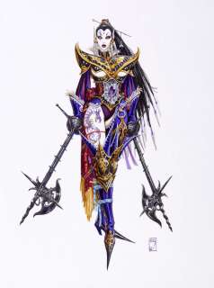 Ledroit | Guerrière et le feu noir, illustration Ã … | Millon