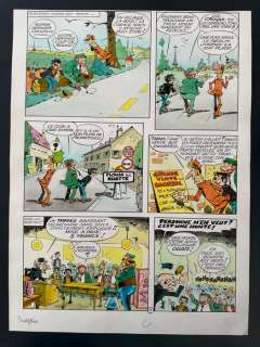 Gen-Clo - 1 Original page - Les Pieds Nickelés T123 - Sculpteurs - 1988 | Catawiki