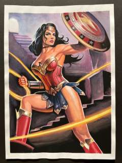 Heijink, John - 1 Original colour drawing - Wonder Woman - 2023 | Catawiki