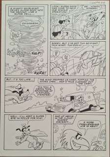 Kay Wright - 1 Original page - Goofy - The Cloud Caper - 1984 | Catawiki