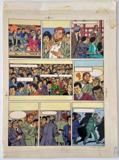 Jacobs, E.P. / Studio Jacobs - 1 Mise en couleur originale + film - Blake & Mortimer T10 - Les 3 formules du Prof. Sato, 1ère partie - 1977 | Catawiki