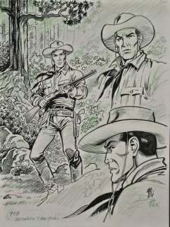 Magnus - 1 Original drawing - Tex - La Valle della paura - (1990’s) | Catawiki