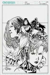 Don Hillsman, Jim Cheung - Scion #19 Cover 2001 (Sexy Babes & Monsters!)