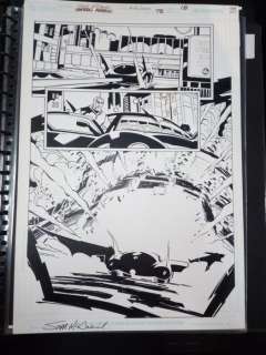 Scott Mcdaniel - 1 Original page - Batman / Green arrow - Batmobile | Catawiki