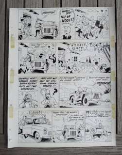 Pom - 1 Original page - Piet Pienter en Bert Bibber - Buldaarse Rhapsodie - 1958 | Catawiki