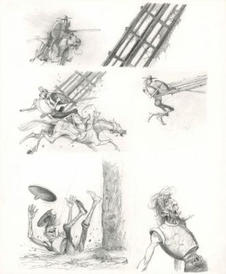 Paul & Gaëtan Brizzi | Planche originale n° 054 - Don Quichotte de la Manche | Daniel Maghen