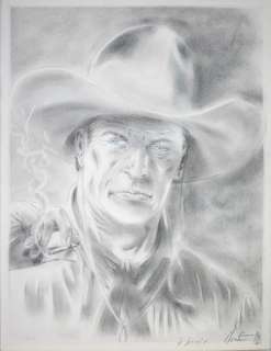 Montanaro Monti Antonio (n. 1958) - Portrait of Tex | Capitolium Art