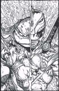 Freddie E. Williams II - Power Rangers TMNT v2Collab w/ Kevin Eastman Issue 311×17 Inks