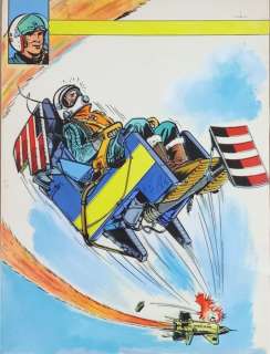 Weinberg, Albert - 1 Bleu de coloriage original - Dan Cooper - 1963 | Catawiki