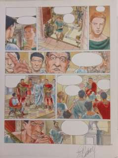 Philippe Delaby - 1 Bleu de coloriage original - Murena | Catawiki