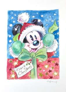 Fernandez, Tony | Original drawing   - Mickey Mouse 4  - Disney Art X-Mas | Catawiki