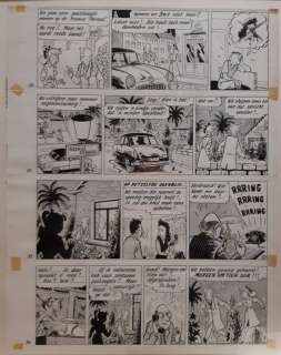 Pom - 1 Page originale + album de luxe - Piet Pienter en Bert Bibber 19 - Herrie om Carolus Magnus - (1962/2021) | Catawiki