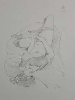 Frollo, Leone - 1 Original drawing - Self-touching | Catawiki