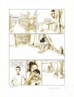 Jean Denis Pendanx - Planche originale n°15 - L‘?il du marabout