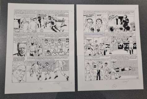 Renaud - 2 Original page - Rêve brésilien (Belgium Red Devils) - 2013 | Catawiki