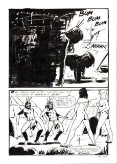 Manara, Milo - 1 Original page - Jolanda De Almaviva #34 - "l’Amore di Jolanda" - 1972 | Catawiki