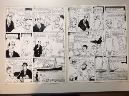 Buth - 2 Original page - Op zoek naar de Zonne-eilanden - 1949 | Catawiki