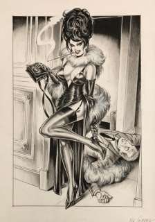 Nik Guerra - 1 Original colour page - Risate Criminali - “Tacchi a spillo” - pag. 34 - 2024 | Catawiki