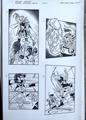 Alba Glez, Walden Wong | Avengers Unlimited Asguard Confidential (part II) panels 1-4 | Walden Wong