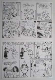 Bosschaert, Jan - 1 Original page - De Geverniste vernepelingskes - Discriminatie - Plaat 1 | Catawiki