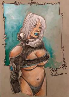 Troiano, Enzo - 1 Original colour drawing - Futura #2 | Catawiki