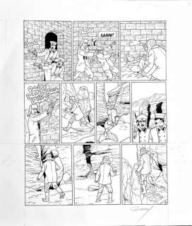 Renaud - 1 Original page - Harry Dickson T13 - L’Or de Malacca - 2018 | Catawiki