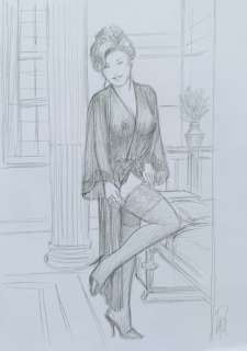 Paturaud, Laurent - 1 Original drawing - Lady Naked - Esquisse 59 - 2018 | Catawiki