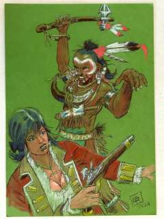 Ramaïoli, Georges - 1 Original colour page - La Saga de Bas de Cuir - 2024 | Catawiki