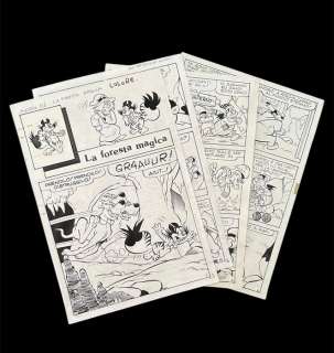 Dossi, Sandro - 4 Original page - Geppo, Le Dodu | Catawiki