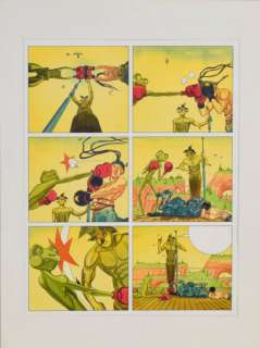 Cadelo, Silvio | ENVIE DE CHIEN Planche originale Ã  l’encre de chine et aquarelle | Cornette de St Cyr