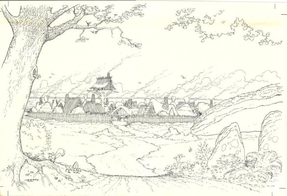 Lot 182 - UDERZO (1927-2020). Astérix et Obélix. Comment Obélix est tombé dans la marmite du Druide. | HVMC