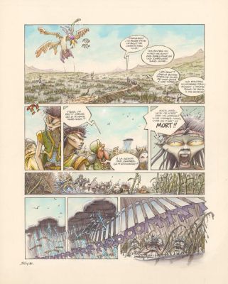 Thierry Ségur - Planche originale n°07 - La Saison des cendres - Légendes des Contrées oubliées