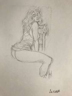 Altuna, Horacio - 1 Original drawing - Pin Up | Catawiki