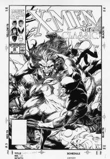 Steve Lightle - 1990 X-MEN CLASSIC #46 COVER
