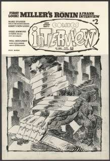 Miller, Frank - COMICS INTERVIEW #2 Cover | ComicConnect