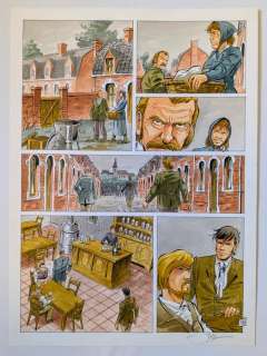 Arroyo, Jean-Michel - 1 Original colour page - Germinal | Catawiki